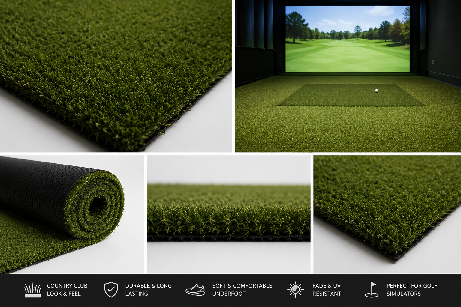 Real Feel Golf Mat Country Club Turf