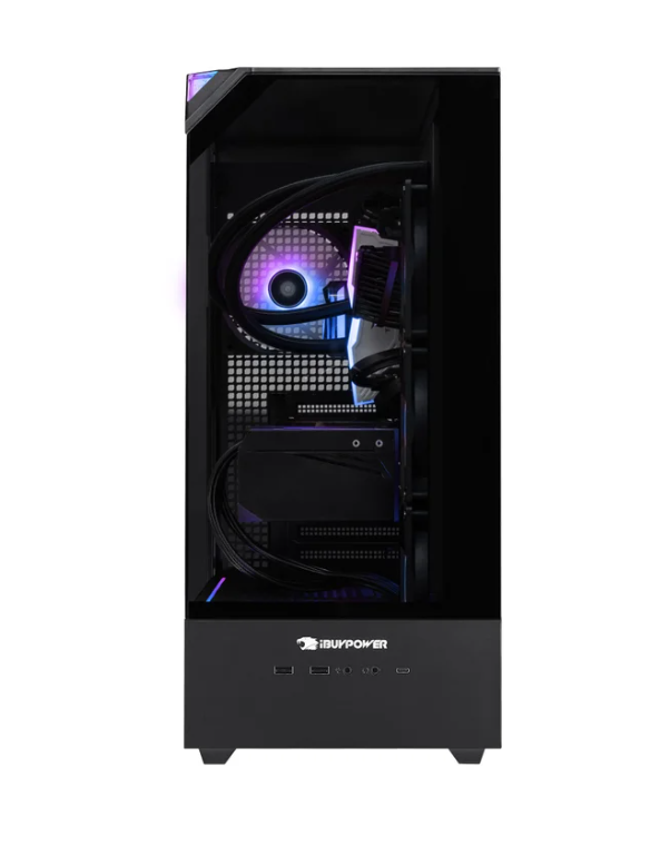iBUYPOWER Element Gaming PC Desktop - AMD Ryzen 7 9800X3D - NVIDIA GeForce RTX 5070 12GB - Windows 11 Home - 32GB RAM - 2TB SSD