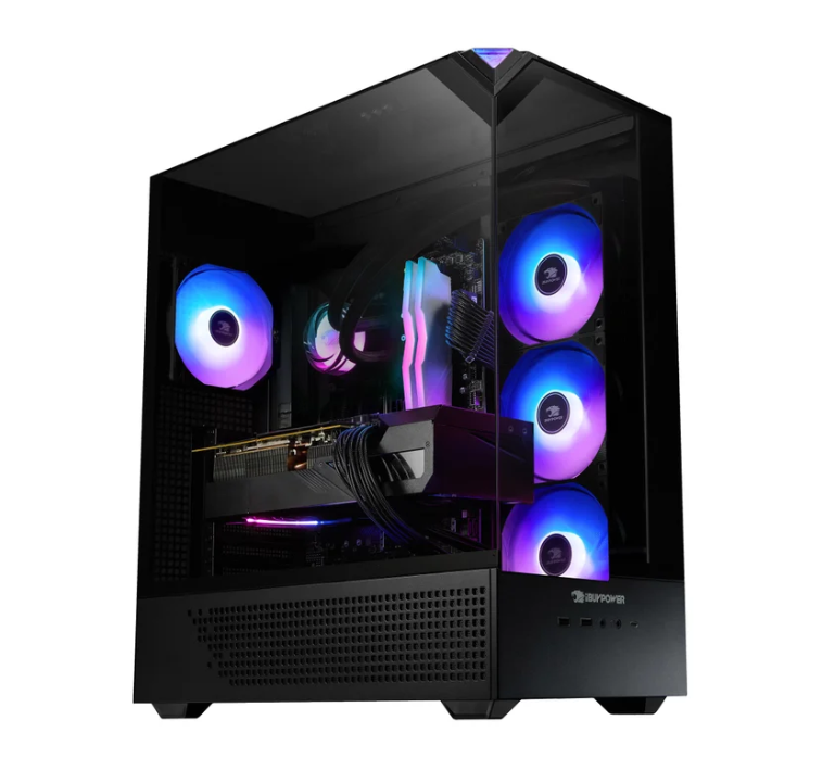 iBUYPOWER Element Gaming PC Desktop - AMD Ryzen 7 9800X3D - NVIDIA GeForce RTX 5070 12GB - Windows 11 Home - 32GB RAM - 2TB SSD